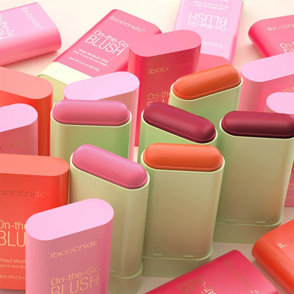 3-in-1 Blush Stick for Cheeks, Lips & Eyes | Imported Korean Cosmetic | Long-Lasting Waterproof Matte Cream Blusher | Lightweight & Blendable Makeup for Women & Girls
