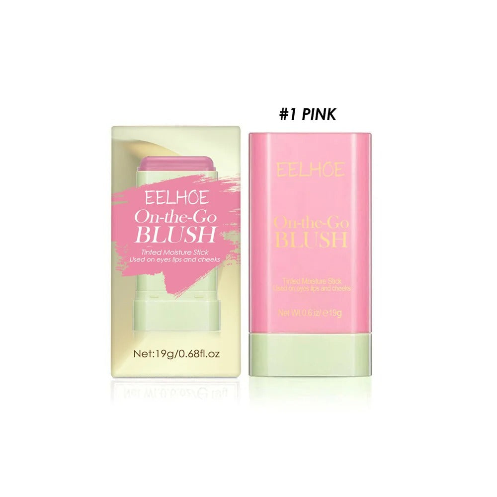 3-in-1 Blush Stick for Cheeks, Lips & Eyes | Imported Korean Cosmetic | Long-Lasting Waterproof Matte Cream Blusher | Lightweight & Blendable Makeup for Women & Girls