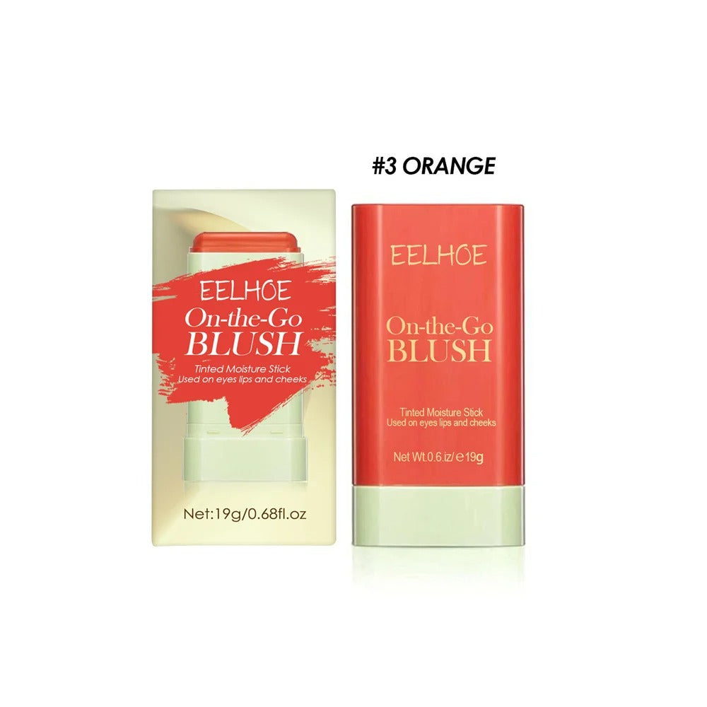 3-in-1 Blush Stick for Cheeks, Lips & Eyes | Imported Korean Cosmetic | Long-Lasting Waterproof Matte Cream Blusher | Lightweight & Blendable Makeup for Women & Girls