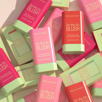 3-in-1 Blush Stick for Cheeks, Lips & Eyes | Imported Korean Cosmetic | Long-Lasting Waterproof Matte Cream Blusher | Lightweight & Blendable Makeup for Women & Girls