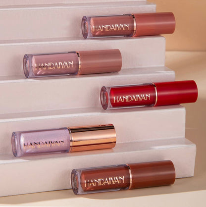 12-Piece Velvet Matte Liquid Lipstick Set with waterproof, long-lasting, non-sticky formula in stunning nude shades. Quick-drying with up to 24-hour stay, ideal for daily use or as a makeup gift for women. (2.5ML X 12)